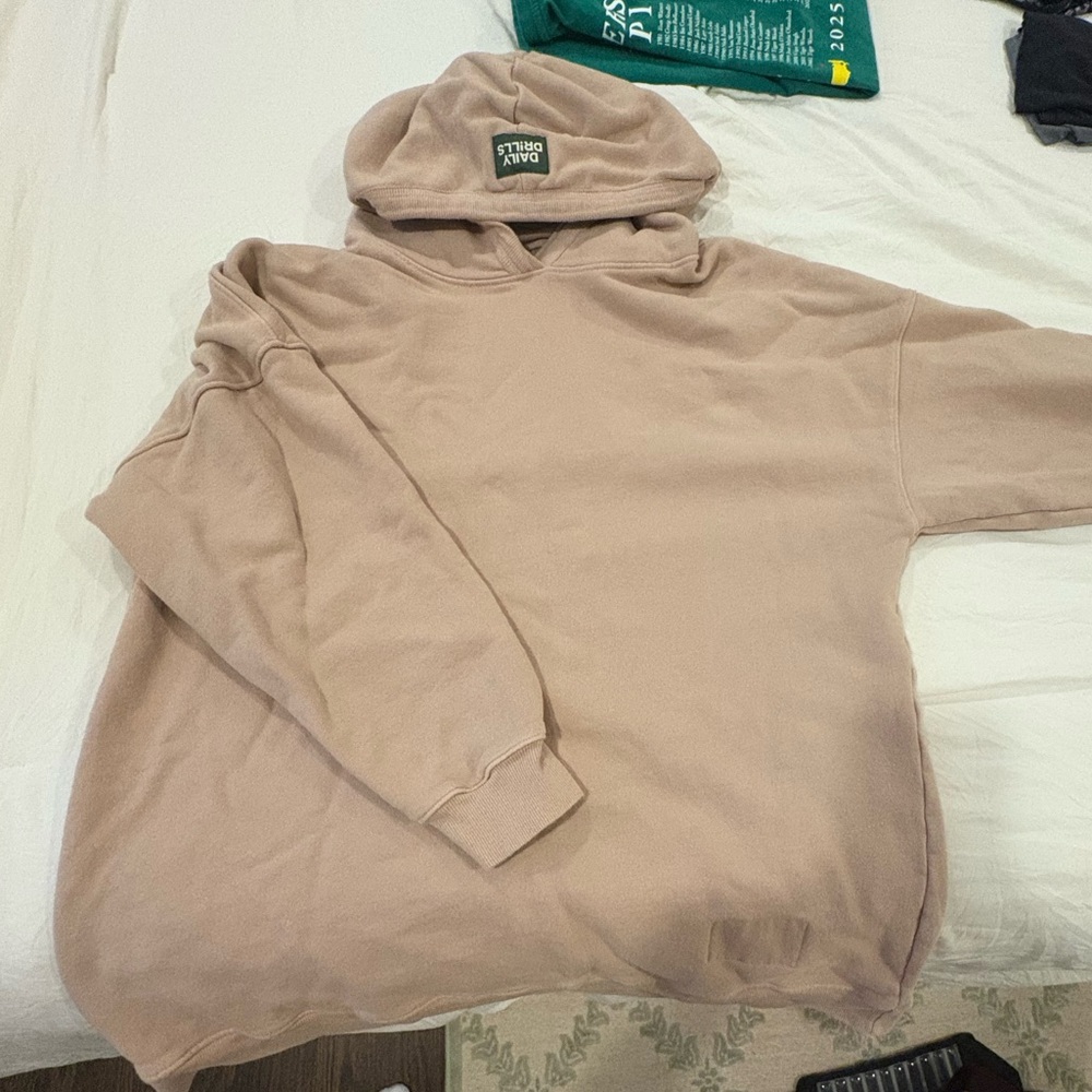 Daily Drills Tan Hoodie